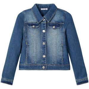 name it Mädchen-Jeansjacke denim mittelblau