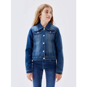 name it Mädchen-Jeansjacke denim mittelblau