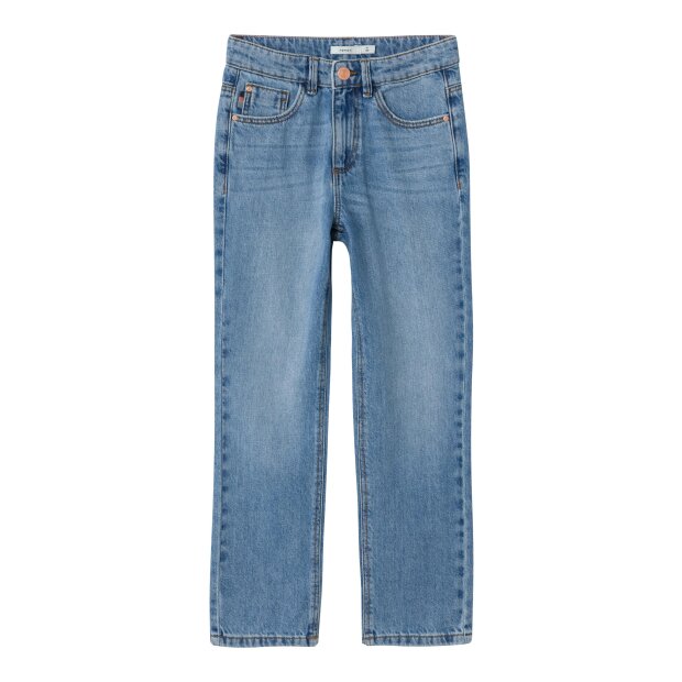 name it Jungen-Jeans-Hose denim gerade geschnitten mittel-blau