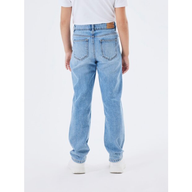name it Jungen-Jeans-Hose denim gerade geschnitten mittel-blau