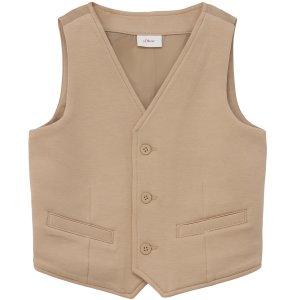 S.Oliver Jungen-Weste festlich natur