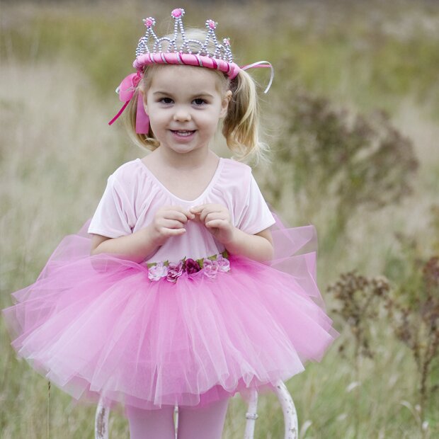 Great Pretenders Rosen-Tutu pink 4-7 Jahre