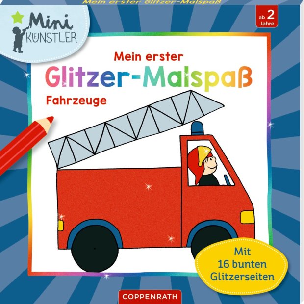 Coppenrath Mein erster Glitzer-Malspaß Fahrzeuge - Mini-Künstler