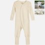 Hust and Claire Baby-Schlafanzug Wolle Seide natur melange