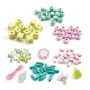 Djeco Schmuck basteln Holzperlen Blätter und Blumen