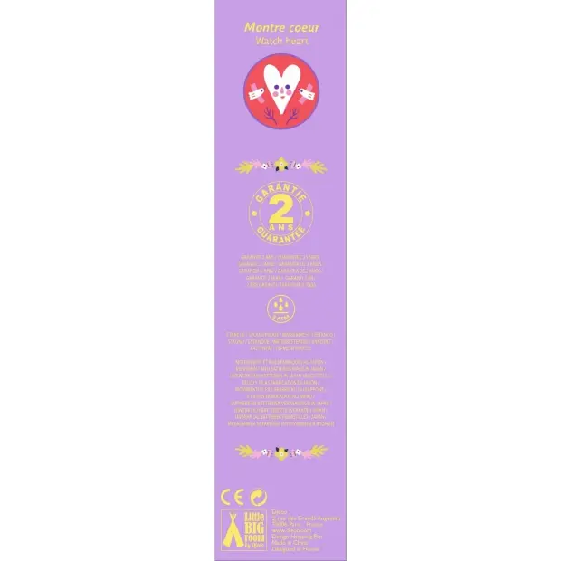 Djeco Kinder Armbanduhr Herz