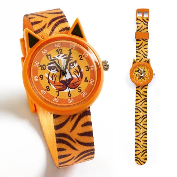 Djeco Kinder Armbanduhr Tiger