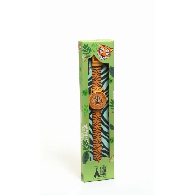 Djeco Kinder Armbanduhr Tiger
