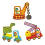 Djeco Lernspiel Puzzle duo Bewegte Fahrzeuge