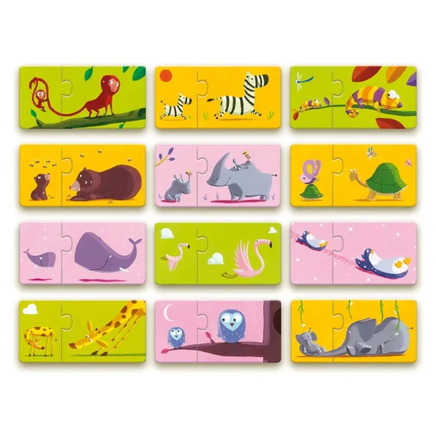 Djeco Lernspiel Puzzle duo Mami und Kind