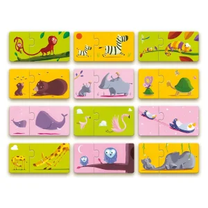 Djeco Lernspiel Puzzle duo Mami und Kind