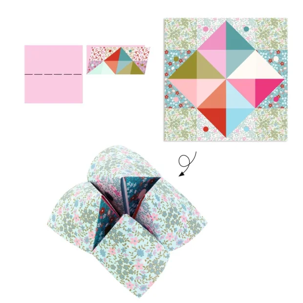 Djeco Origami Himmel und Hölle Blumen