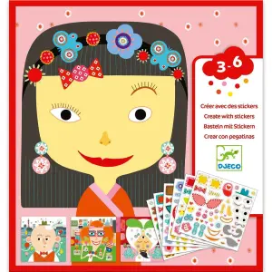 Djeco Sticker 3-6 Jahre Stickerbild Jeder ist anders