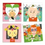 Djeco Sticker 3-6 Jahre Stickerbild Jeder ist anders
