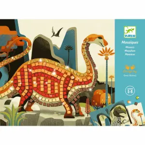 Djeco Mosaike Metallische Dinosaurier