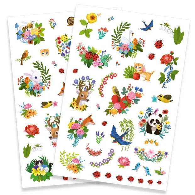 Djeco Tattoos Fröhlicher Frühling