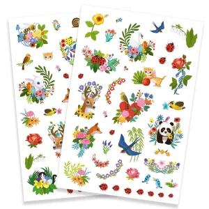Djeco Tattoos Fröhlicher Frühling