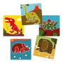 Djeco Schablonen Dinosaurier