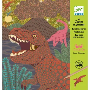 Djeco Kratzbilder Dinosaurier