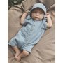 Huttelihut Baby Sommer Mütze blau Nackenschutz