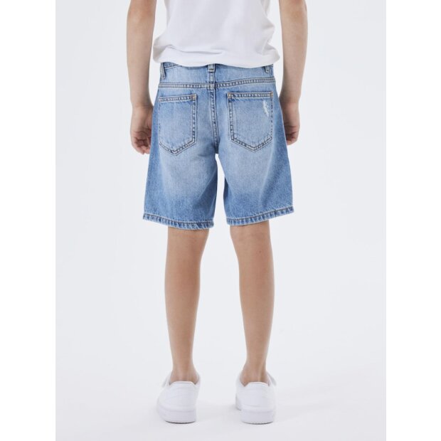 name it Jungen Jeans Shorts Used-Look