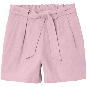 name it Leinen Hose Gürtel rosa