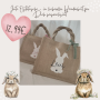 Jute Ostertasche personalisiert #madebymylovelyfashion