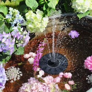 moses Blatt und Blüte Solar-Brunnen