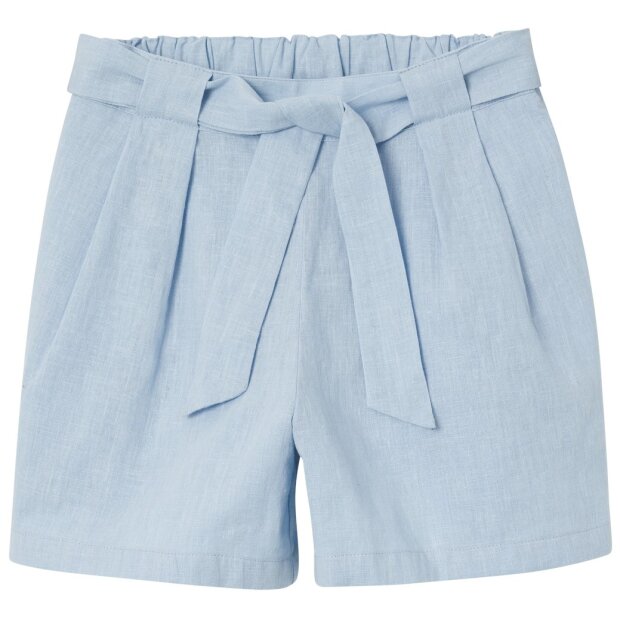 name it Leinen Hose Gürtel hellblau
