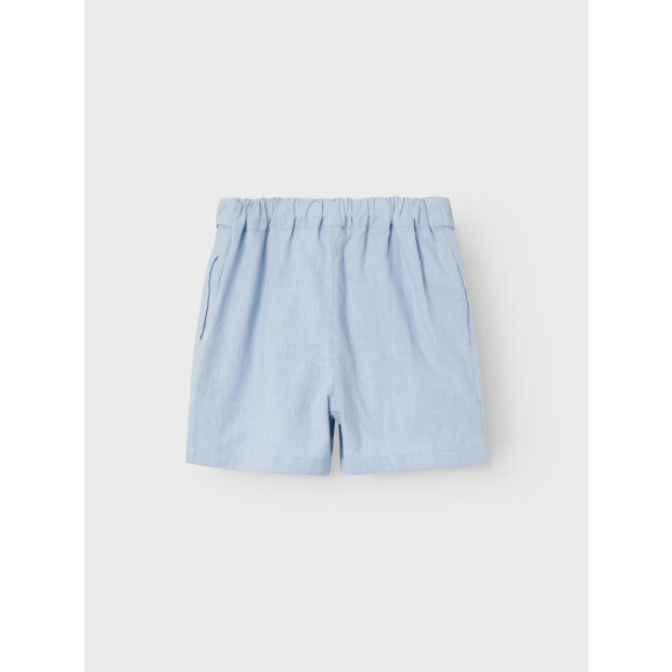 name it Leinen Hose Gürtel hellblau