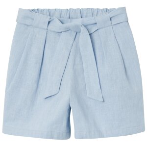 name it Leinen Hose Gürtel hellblau