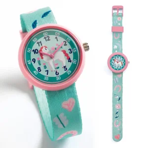 Djeco Kinder Armbanduhr Pferd