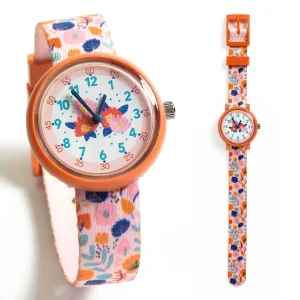 Djeco Kinder Armbanduhr Blumen