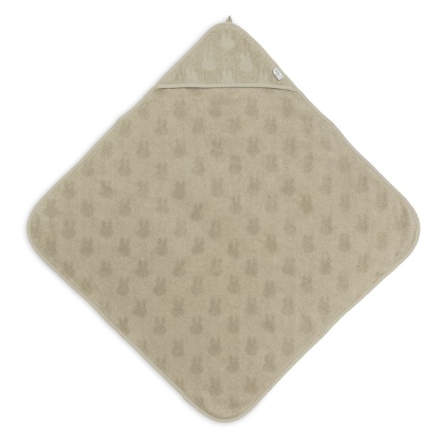 Jollein weiches Baby-Kapuzenhandtuch Miffy olive