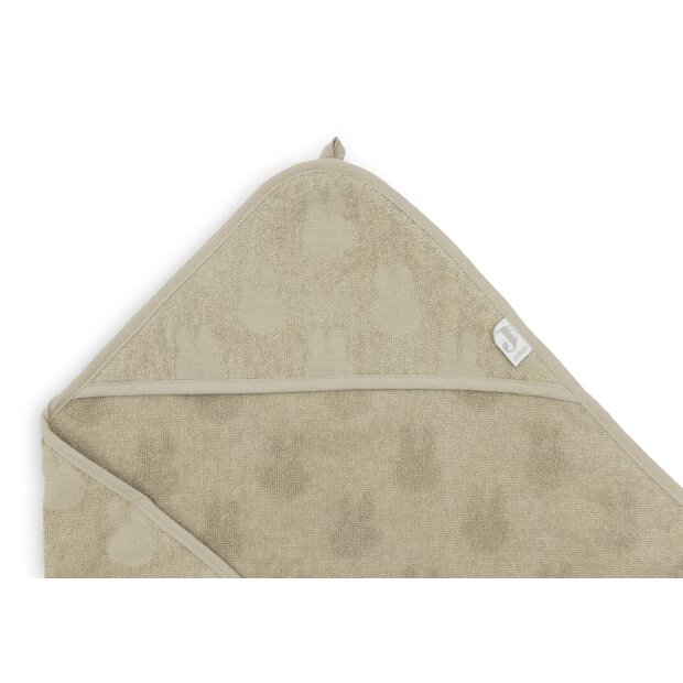 Jollein weiches Baby-Kapuzenhandtuch Miffy olive