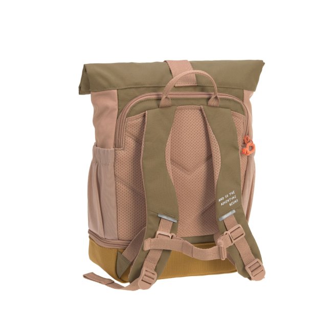 Lässig Mini Rolltop Kinder-Rucksack natur braun