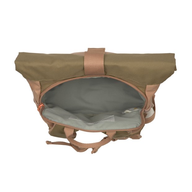 Lässig Mini Rolltop Kinder-Rucksack natur braun