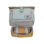 Lässig Mini Rolltop Kinder-Rucksack natur blau