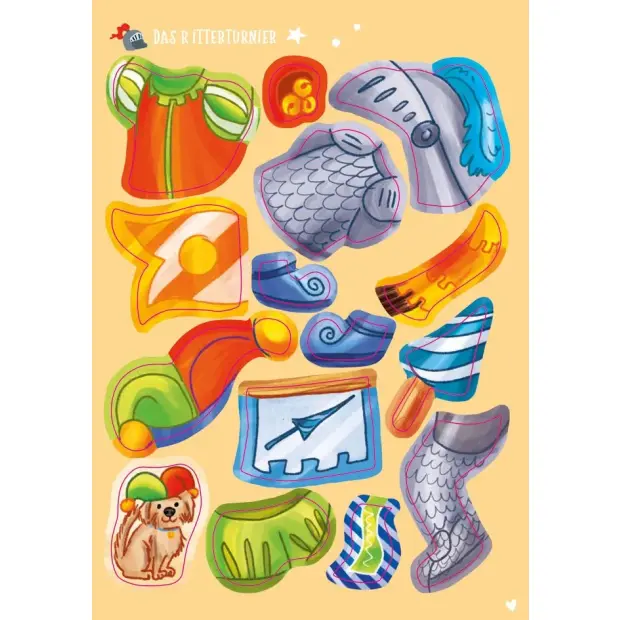 Tessloff Mein kleines Sticker-Anziehbuch Auf der Ritterburg