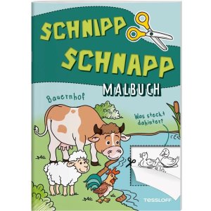 Tessloff Schnipp schnapp Malbuch Bauernhof