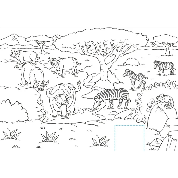 Tessloff Schnipp schnapp Malbuch Wilde Tiere