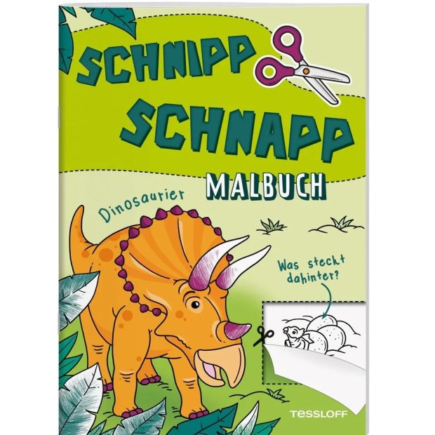 Tessloff Schnipp schnapp Malbuch Dinos