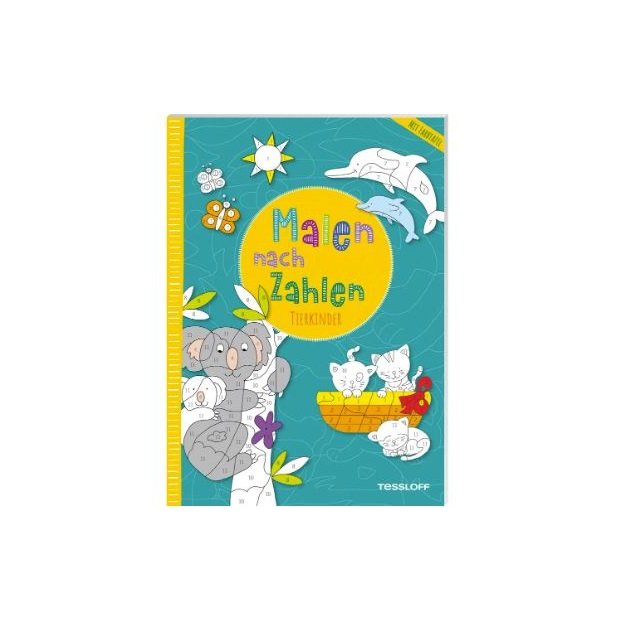 Tessloff Malen nach Zahlen Tierkinder