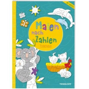 Tessloff Malen nach Zahlen Tierkinder