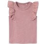name it Baby Shirt Rüschen rosa