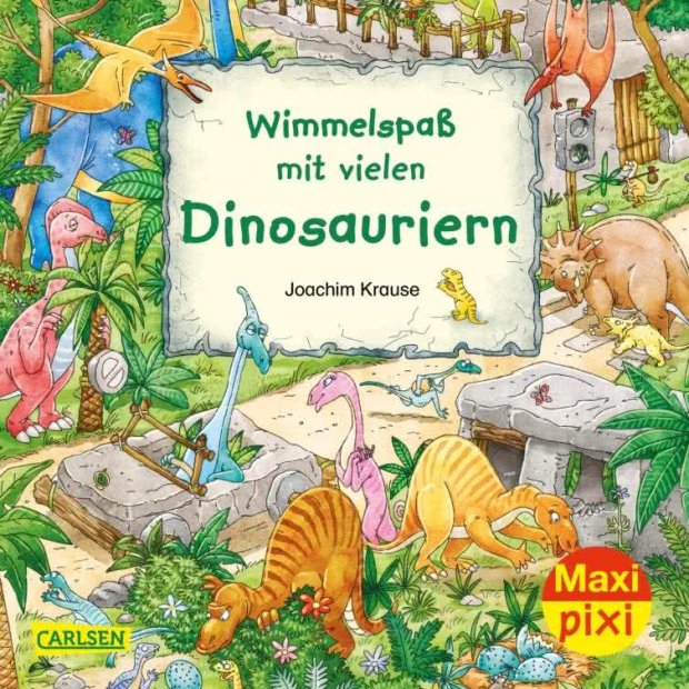 Maxi Pixi 337 Wimmelspaß mit vielen Dinosauriern