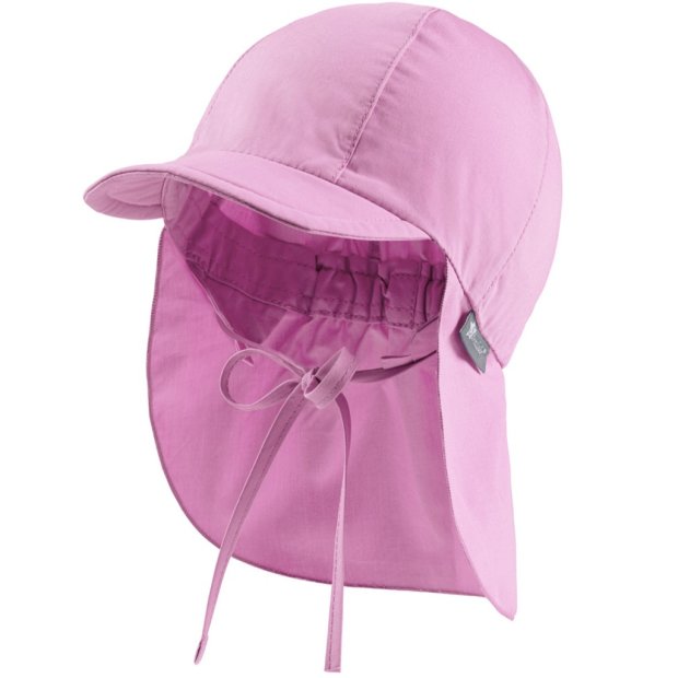 Sterntaler UV-Schirmmütze Nackenschutz rosa