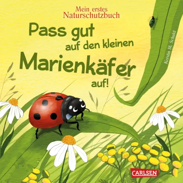 Carlsen Pass gut auf den kleinen Marienkäfer auf