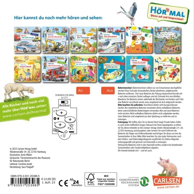 Carlsen Hör mal Soundbuch Der Bauernhof
