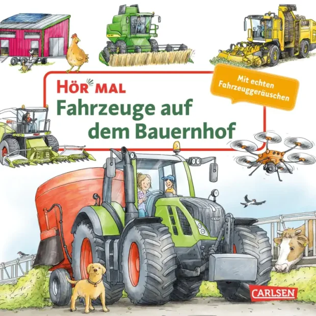 Carlsen Hör mal Soundbuch Fahrzeuge auf dem Bauernhof